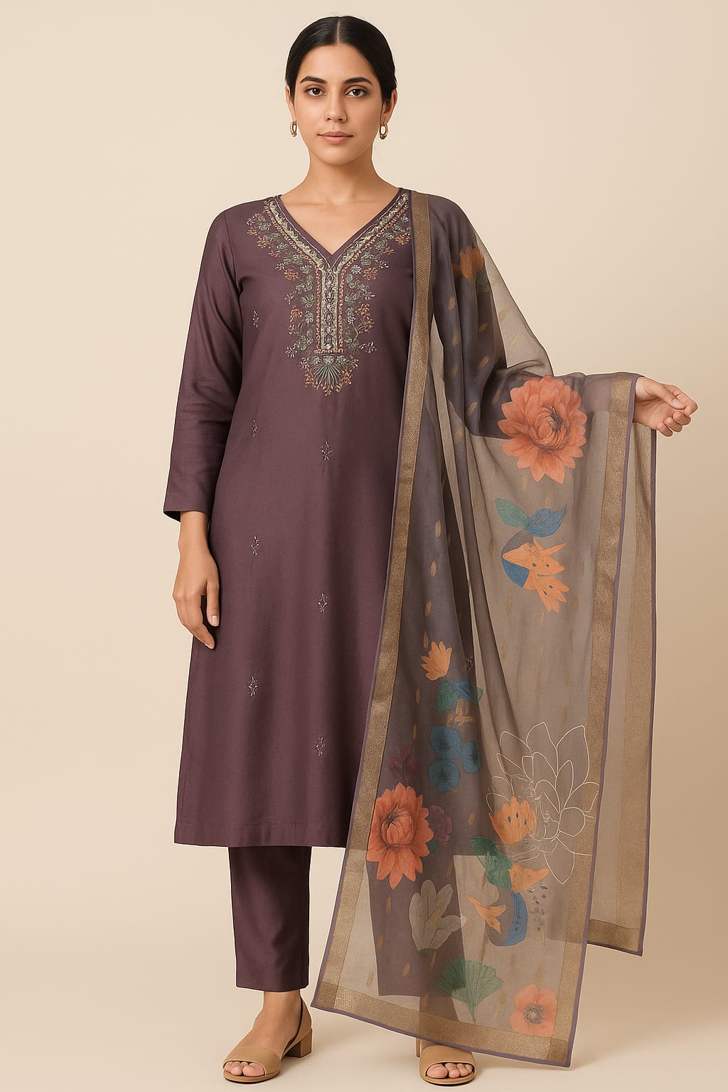 Party wear stitched suit